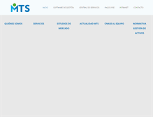 Tablet Screenshot of mts.com.co